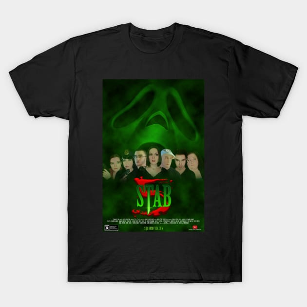 Stab 5 Version 2 Poster T-Shirt by StabMovies